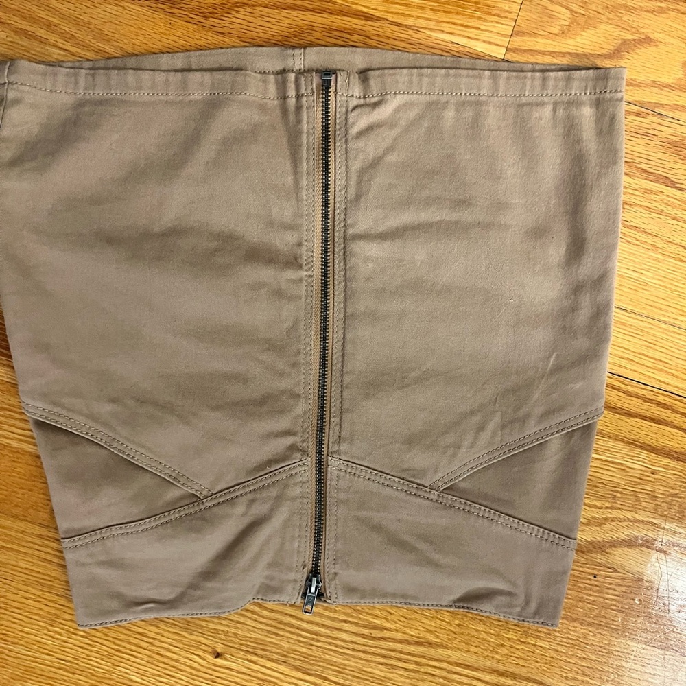 H&M Tan Mini Skirt